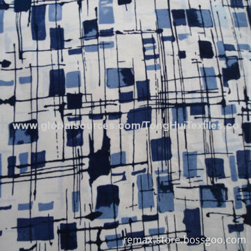 Printed poplin fabric, made of 100% cottonNew